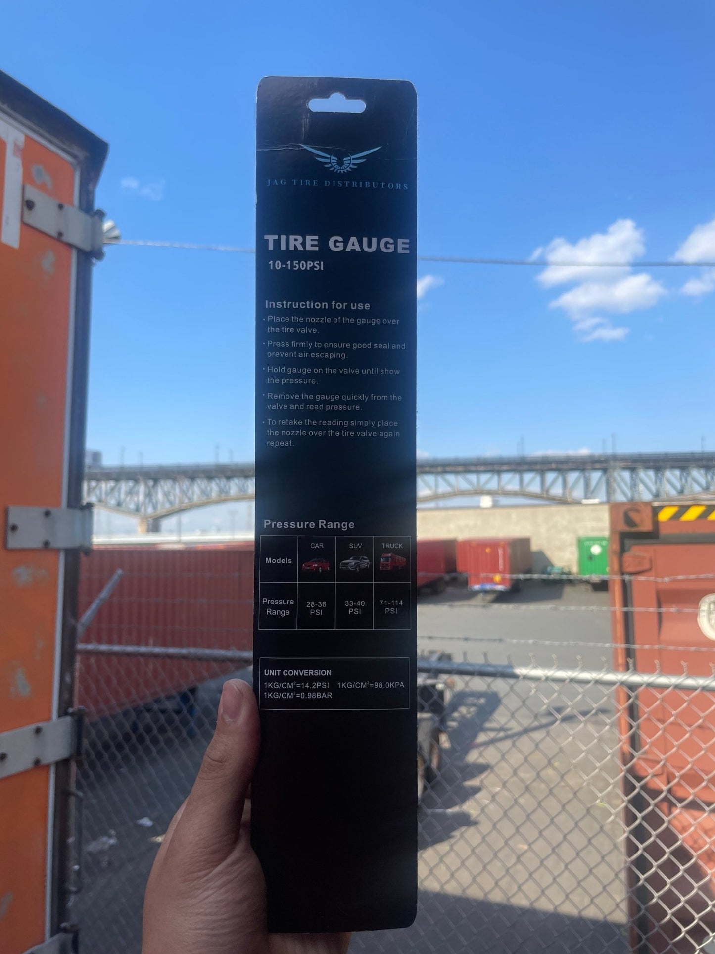 Tire Pressure Gauge - Jag Tire Distributors